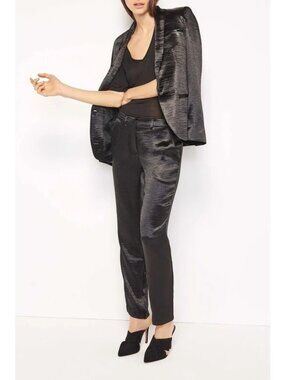 Ba&sh NWT Women's Pantaloon Concert Pants Black Size 2 Designer, Minimalist